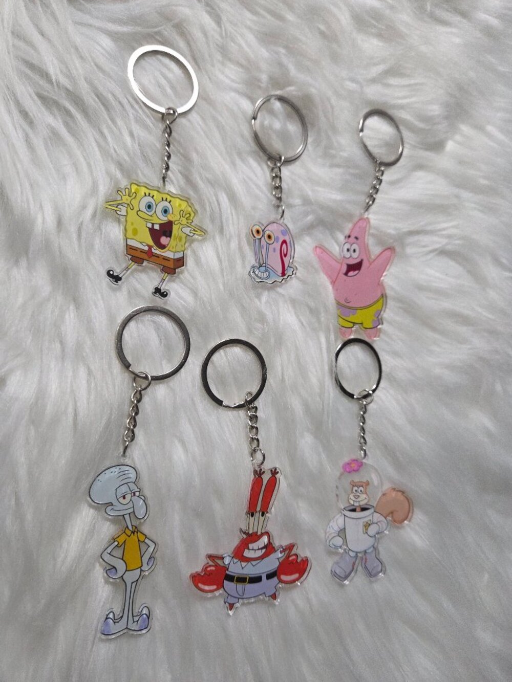 SpongeBob Squarepants Character Keychain Set - Picture 5 of 6